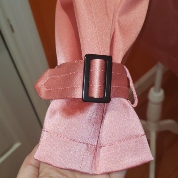 I.N.C. International Concepts pink satin coat - Picture 7 of 11